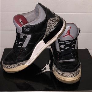 Air Jordan 3 Black Cements 2012 release